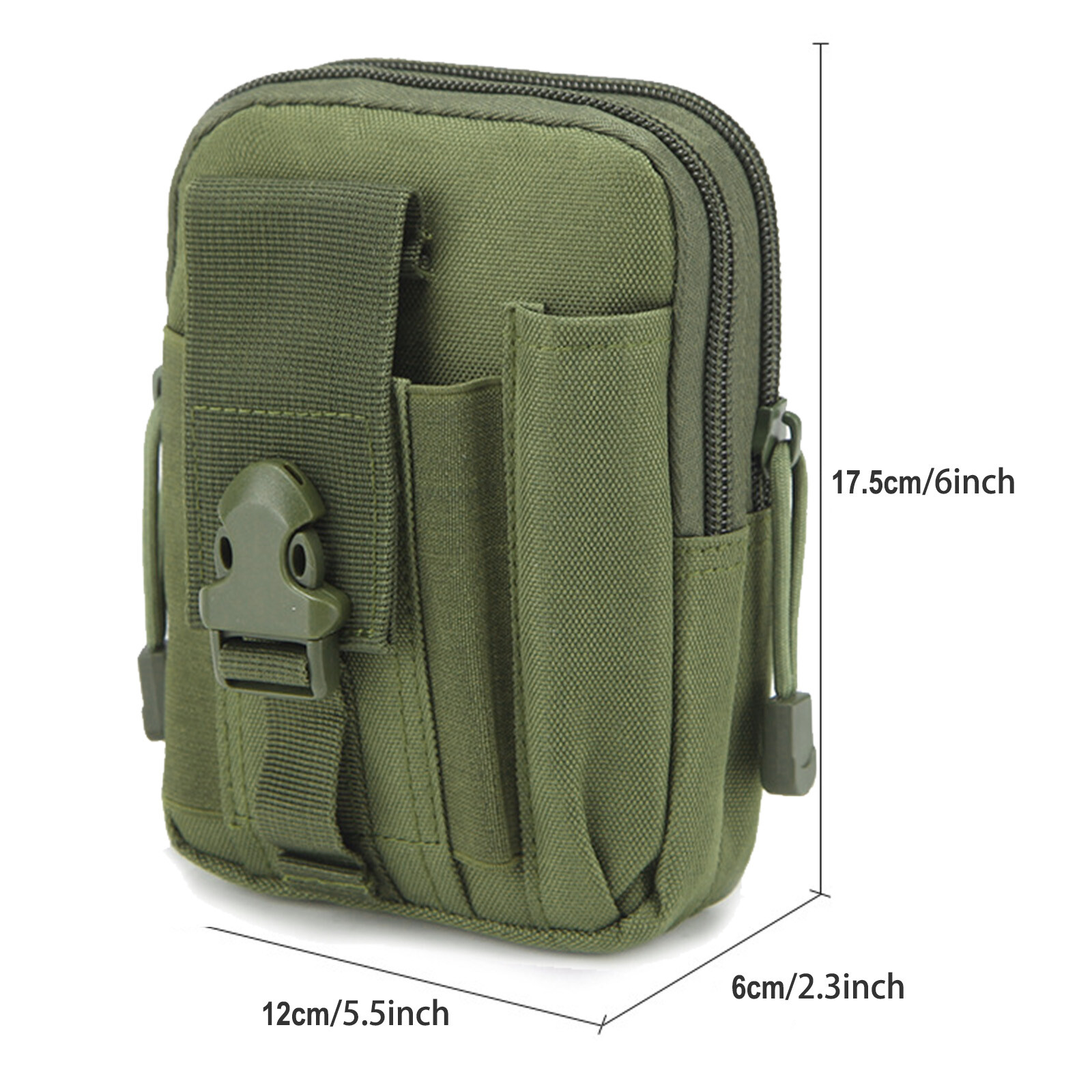 Tactical Molle Pouch EDC Belt Waist Military Waist Bags Fanny Pack Bag Pocket US