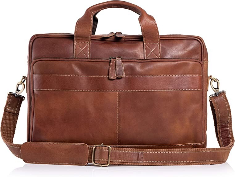 Leather briefcases Laptop Messenger Bags for Men and Women Best Office Bag