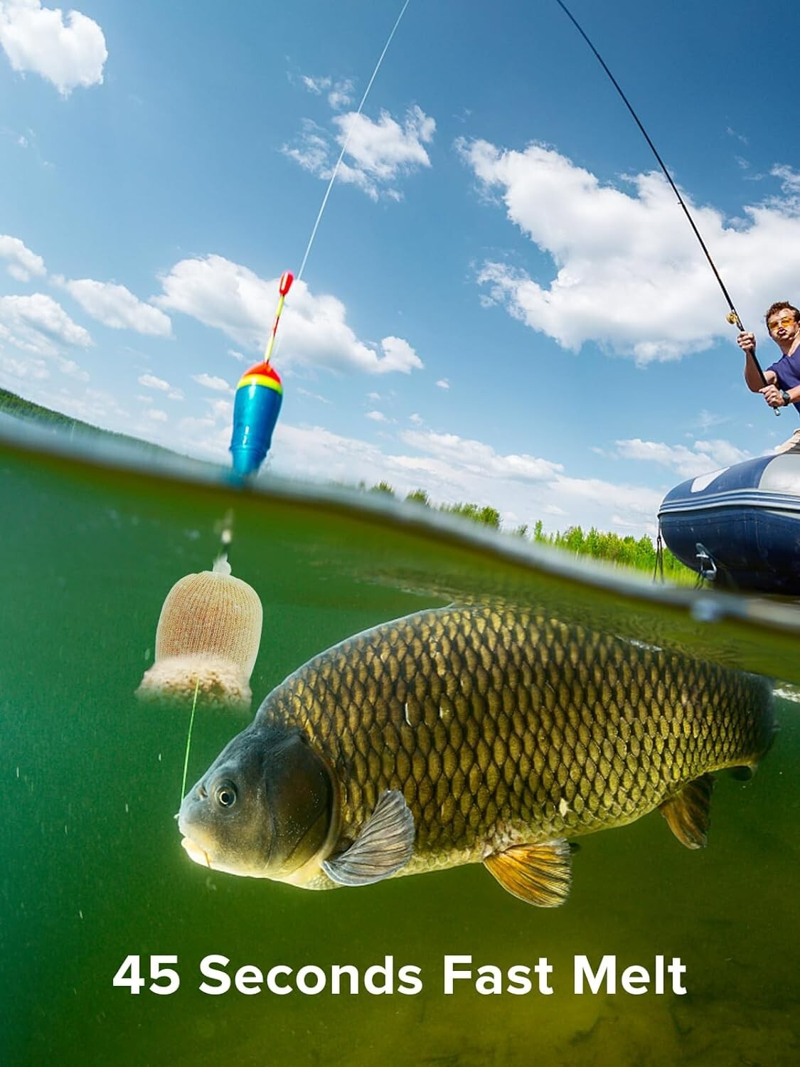 5M Pva Mesh Kit 18mm 25mm 37mm 44mm Wide Pva Mesh Carp Bag Fishing Refill Feedin