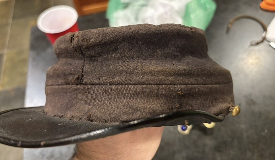Original Confederate Kepi Hat Civil War