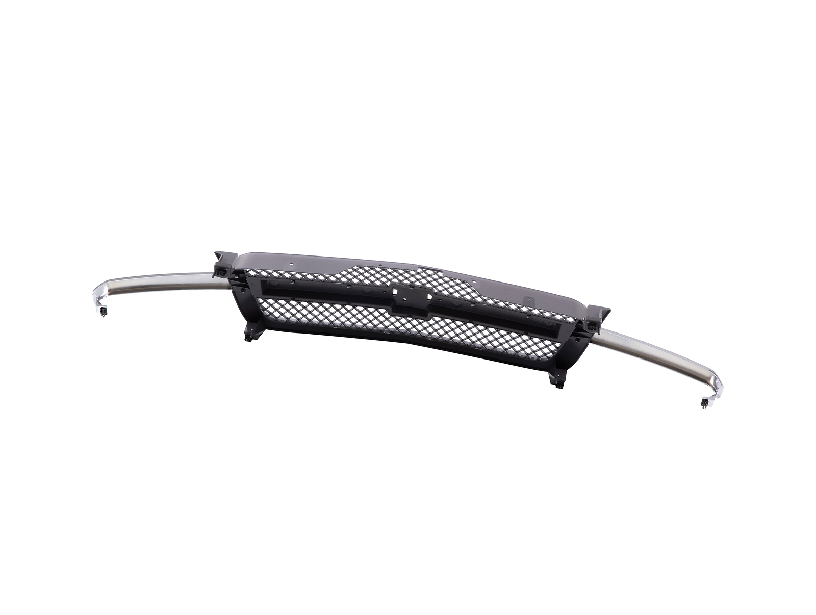 Grille w/Chrome Molding Center Bar For 03-07 Silverado 1500 2500 3500 Avalanche