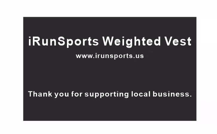 IRUNSPORTS Women Weighted Vest, CrossFit, 30LBS weights Included