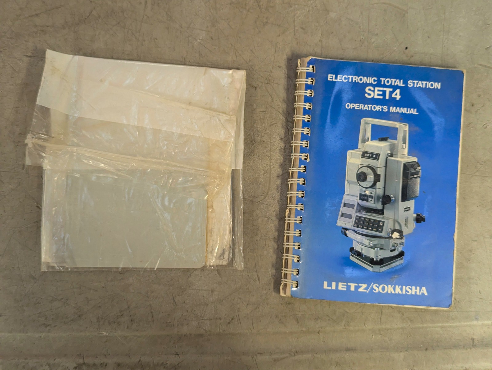 Sokkisha Lietz Set 4 Theodolite Survey Equipment; no charger; power on test only