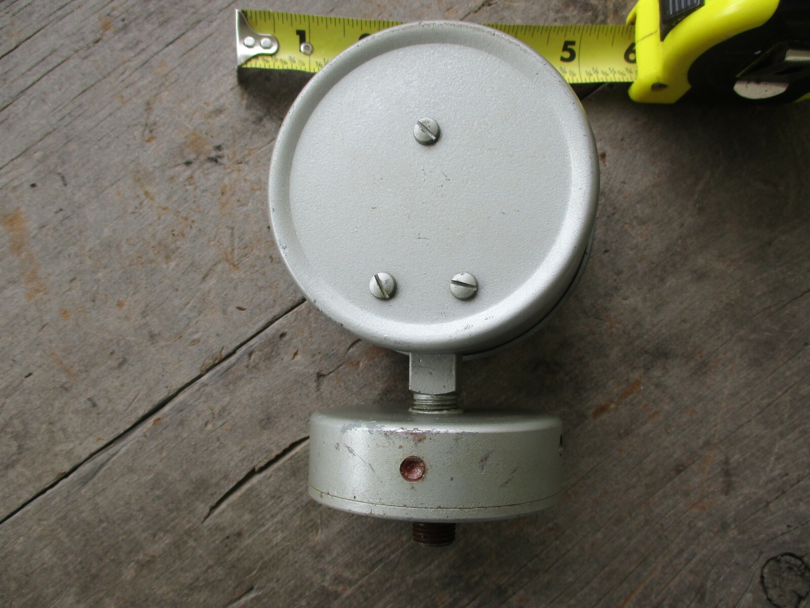 Vintage Amplification Gauge 4” With Beveled Glass Steampunk Decor Lamp Unique