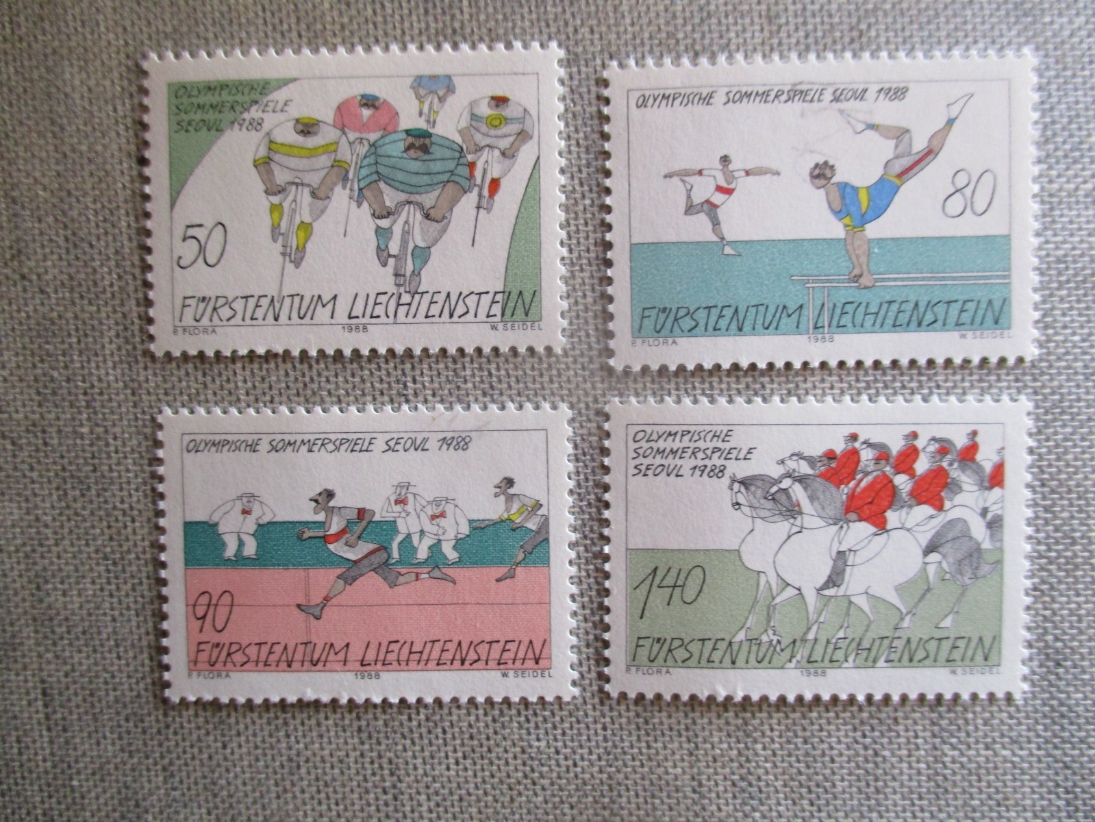 Liechtenstein, Scott# 888-891, MNH