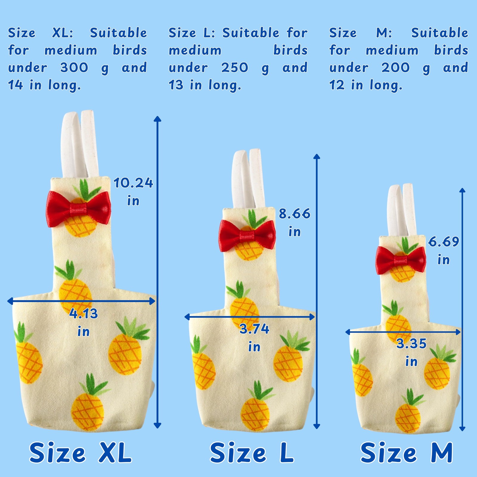 Pigeon Diaper Harness and Bird Leash Set, Birds Diapers for Pigeons and Leash...