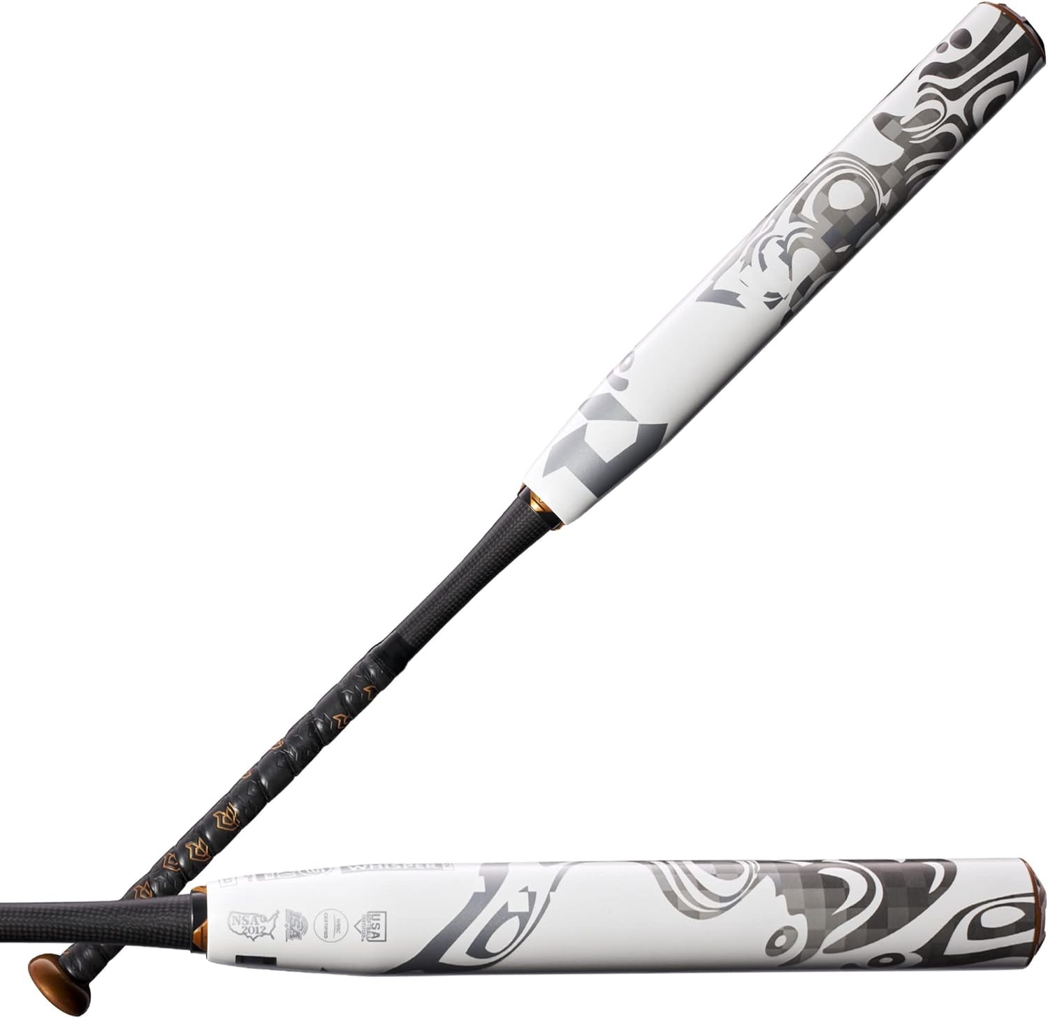 New 2023 DeMarini Whisper (-10) Fastpitch Softball Bat White/Silver/Copper