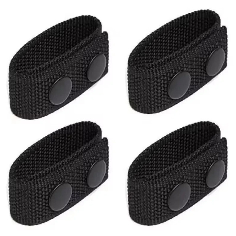 4pcs Tactical Belt Buckle Nylon Fixing Clip Outdoor Gear Strap Holder - NEW