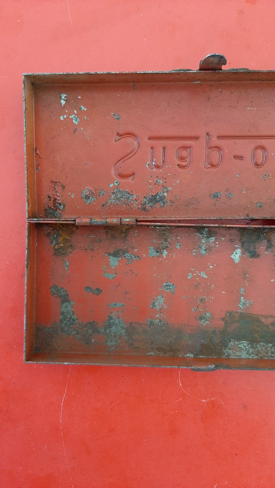 Vintage Snap-On Tools USA Socket Wrench Box Metal 6”x 2.5” Steel Case Only