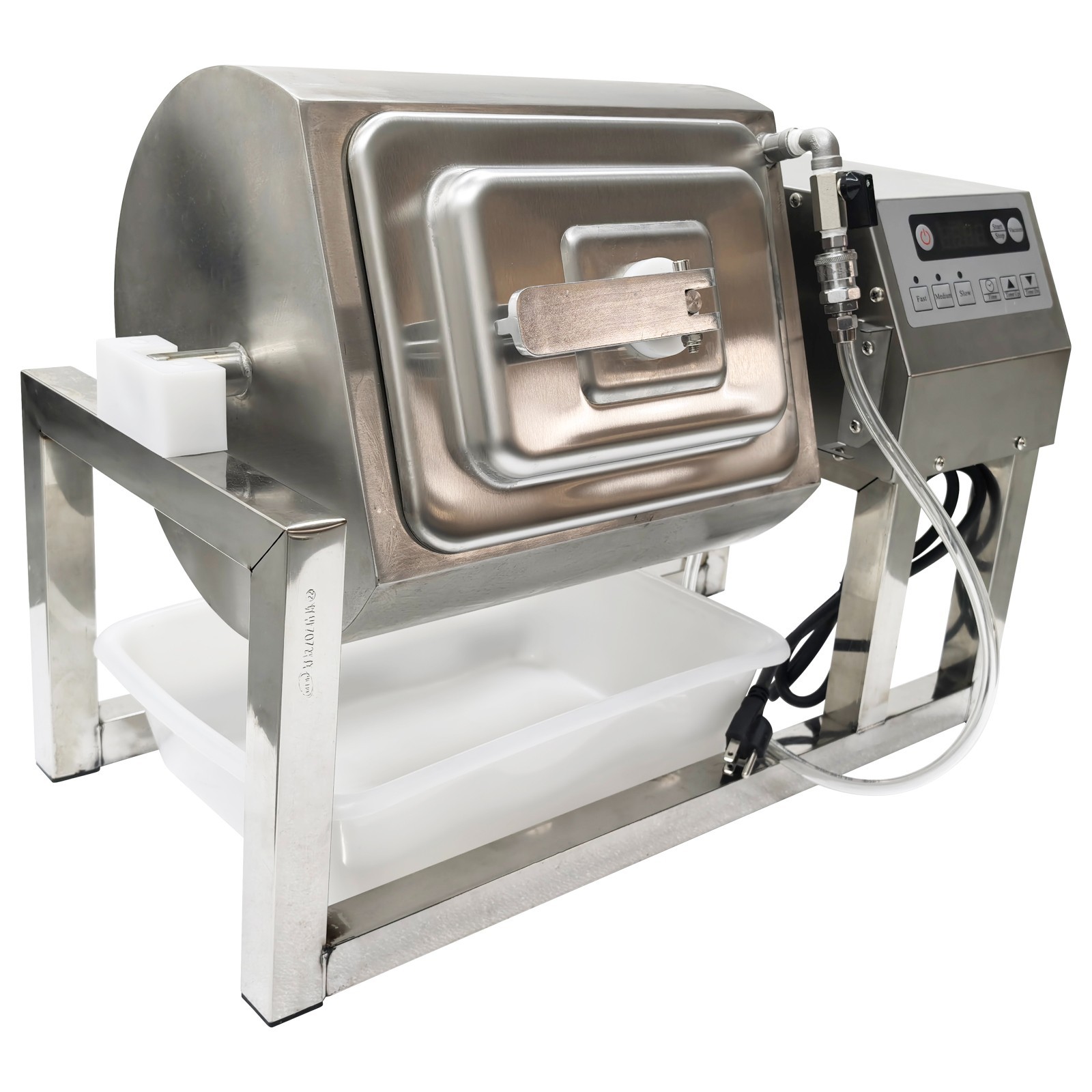 15L VacuumPump Meat Seafood Tumbler Marinator Mixer Curing Roll Kneading Machine