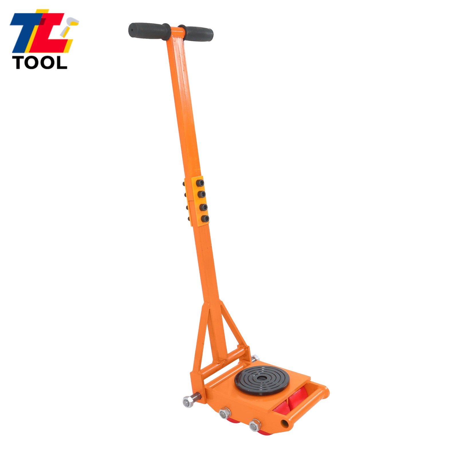 4 Pcs 360° Rotation Heavy Duty Machinery Skates Dolly 6T/13200Lbs With Handle