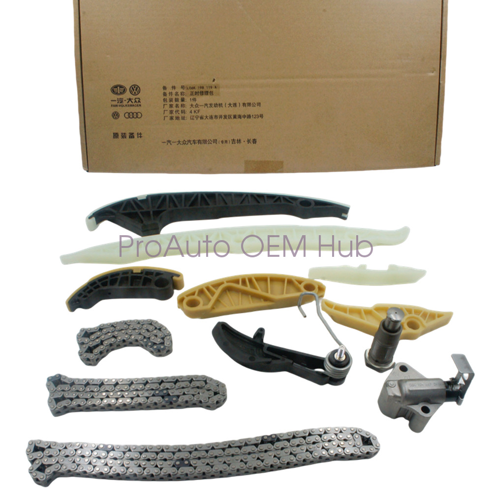 06H109467AE OEM Timing Chain 12pcs Kit for 2012-15 Audi A4 Q5 VW EOS GOLF 2.0T