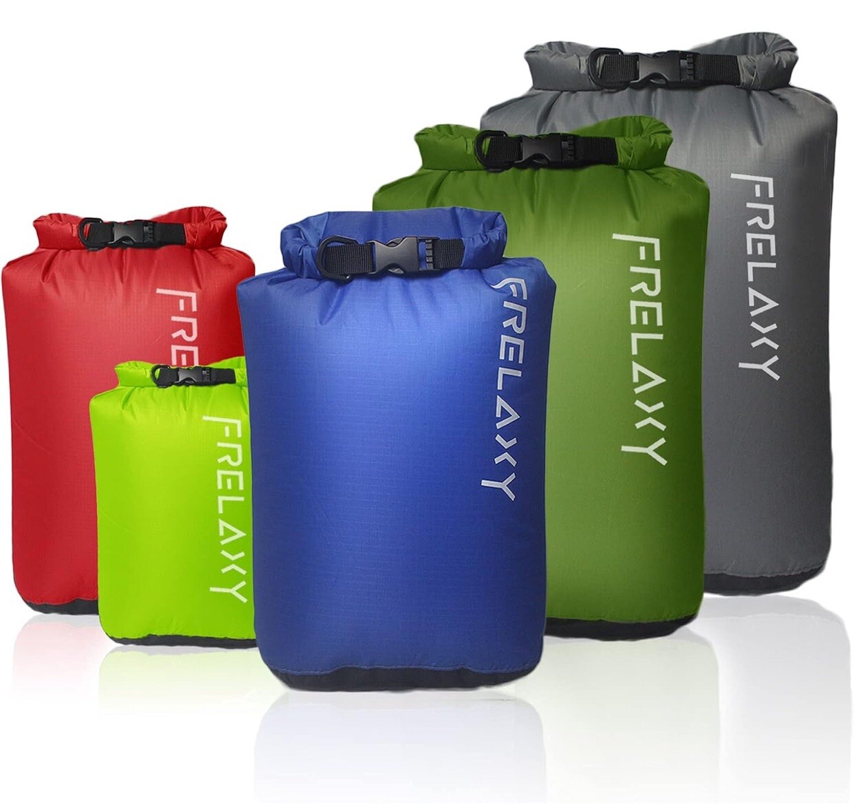 Outdoor Waterproof Bags, Dry Bags, Hiking,Camping, Ultralight Sack 5 Pcs