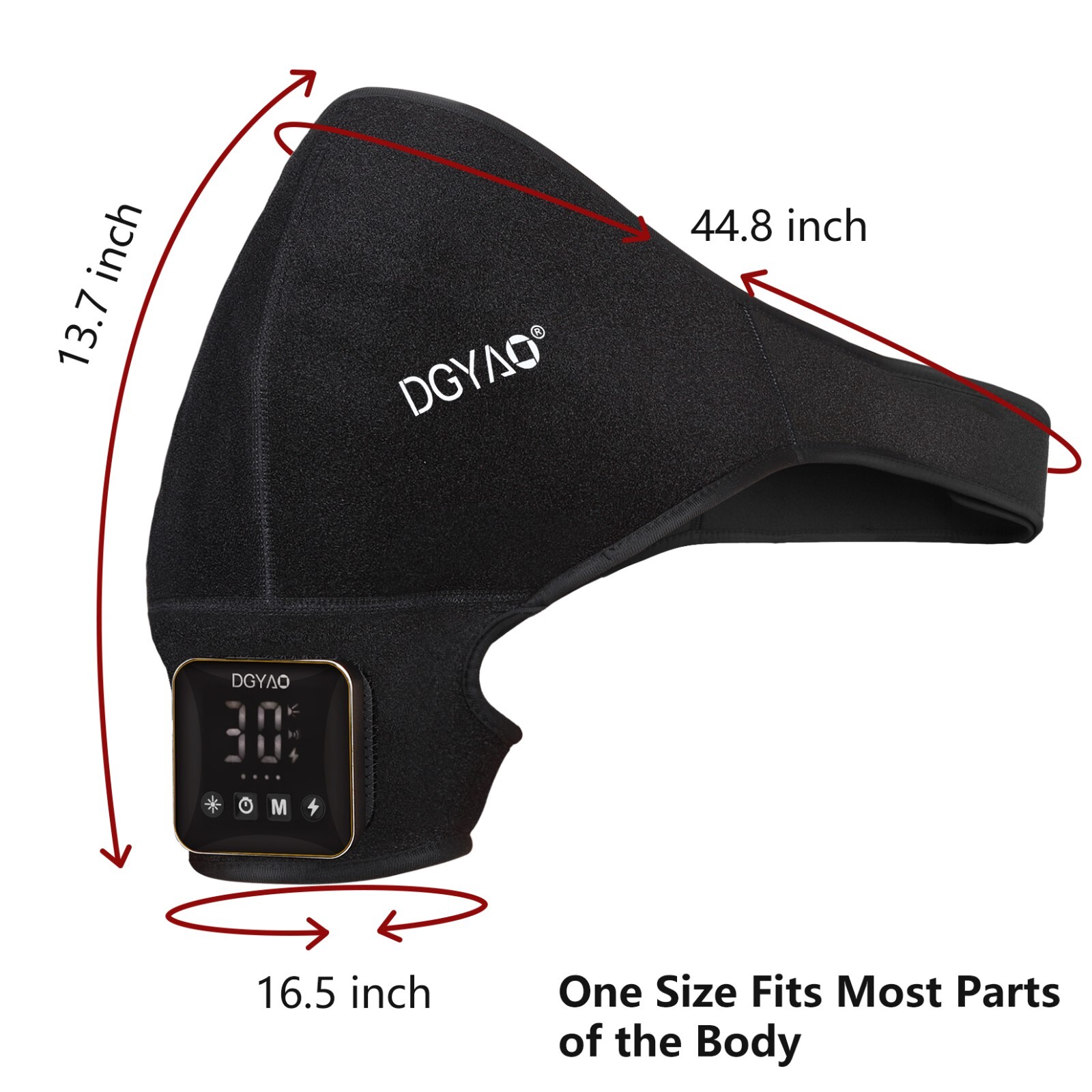 Near Infrared Red Light Therapy Device for Neck Back Pain Relief Shoulder Belt