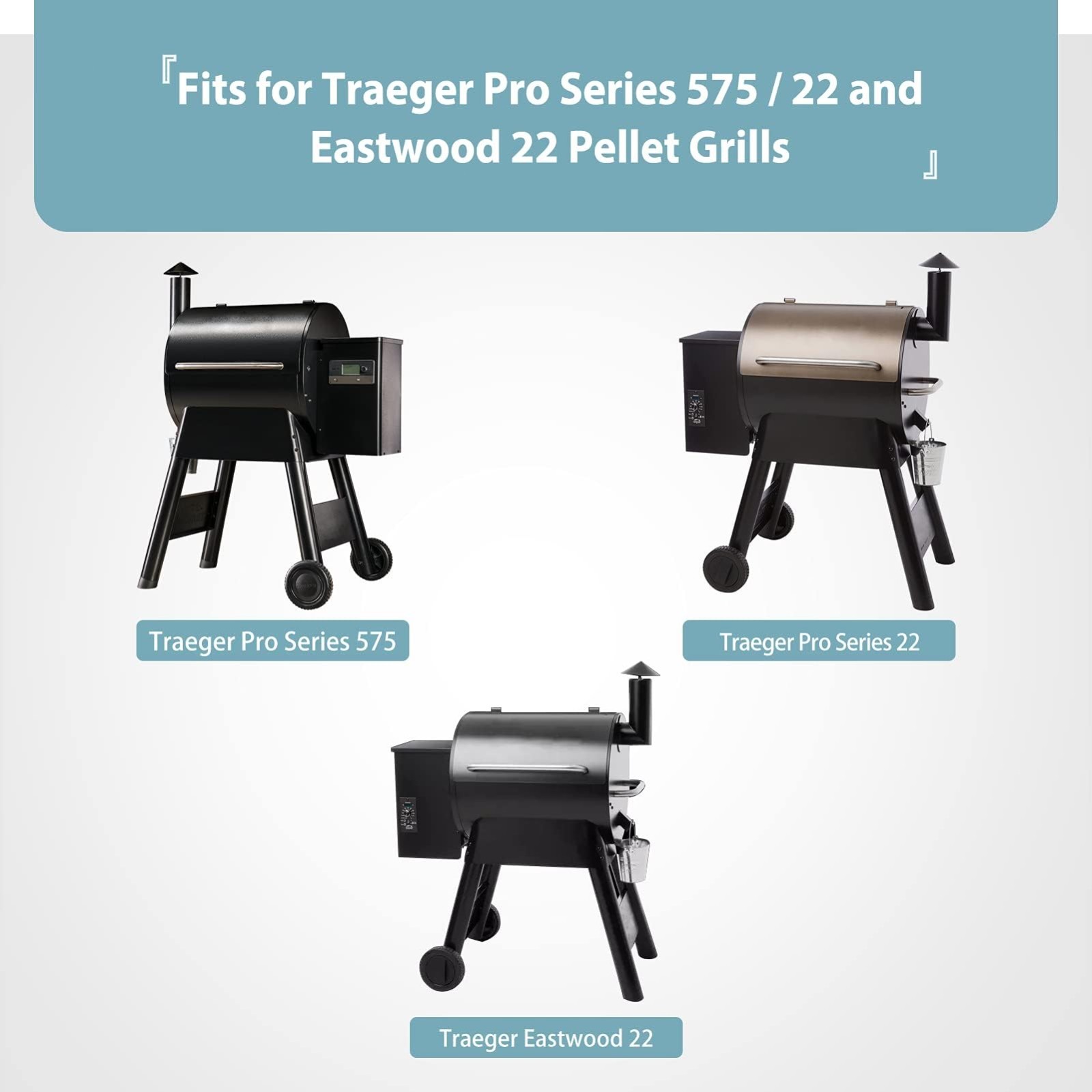 For Traeger Pro Series 575/22 Upgraded Grill Cover, Waterproof Heavy Duty US