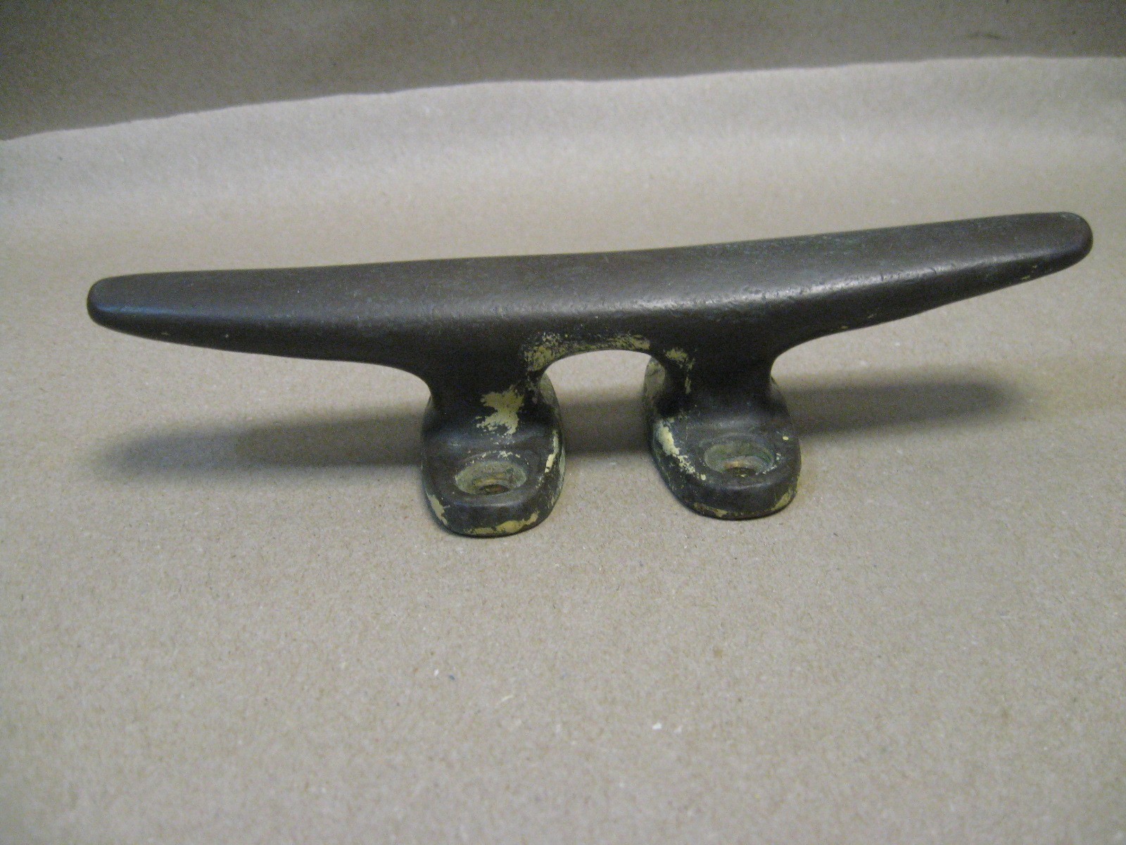 Antique Vtg 8" Solid Bronze Boat Sailboat Marine Mooring Cleat