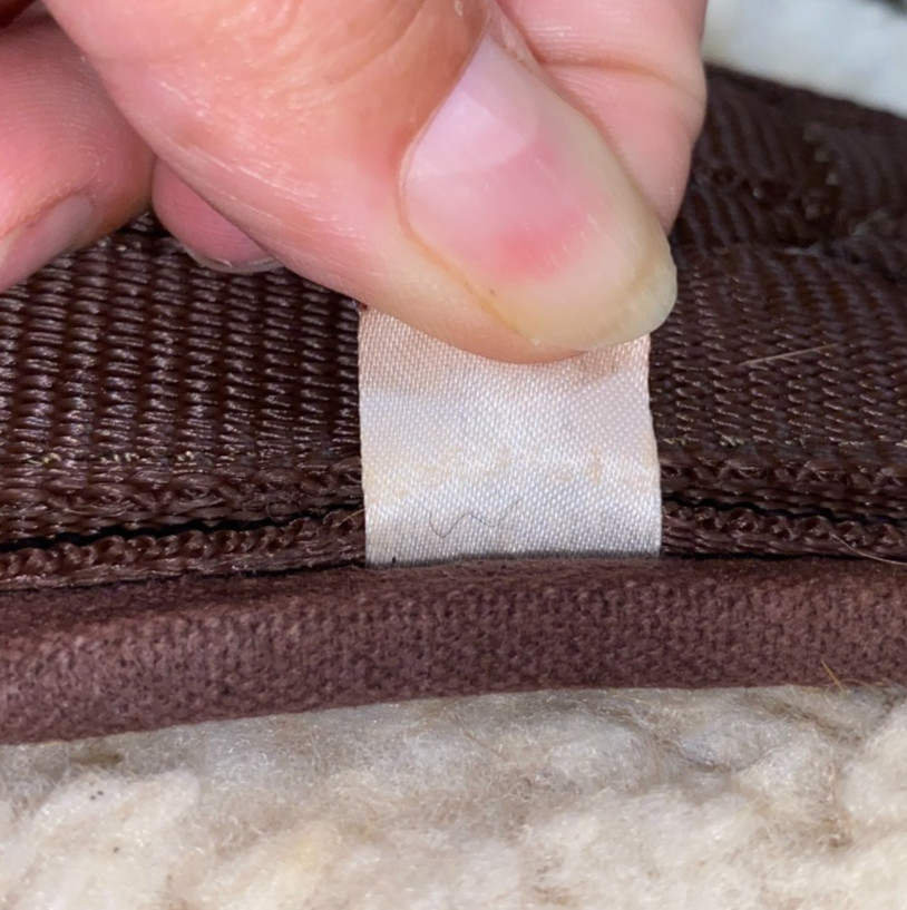 36'' HENRI DE RIVEL FLEECE ENGLISH GIRTH