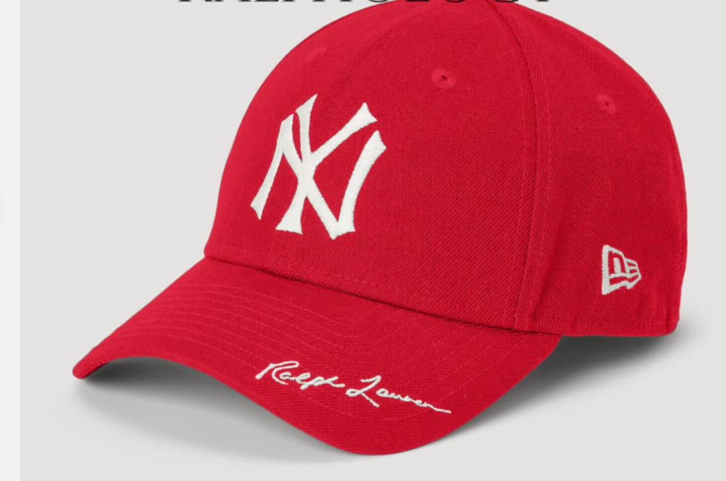 Polo Ralph Lauren x New Era NY Yankees Red White Limited Ed Baseball Hat Cap NWT