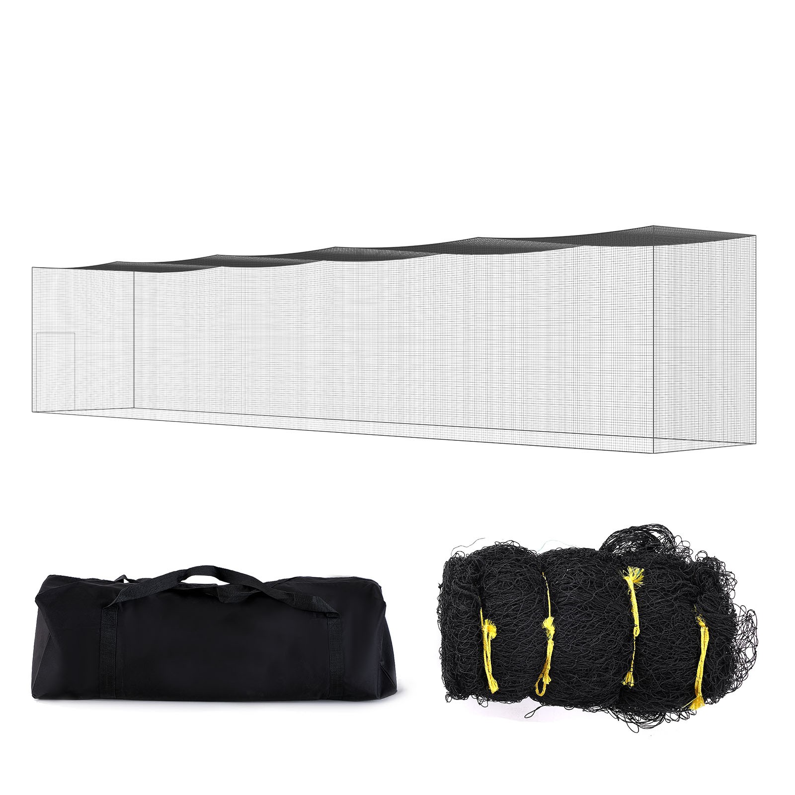 Uimoso 70FT Softball Baseball Cage Netting Heavy Duty PE Pitching Batting Net