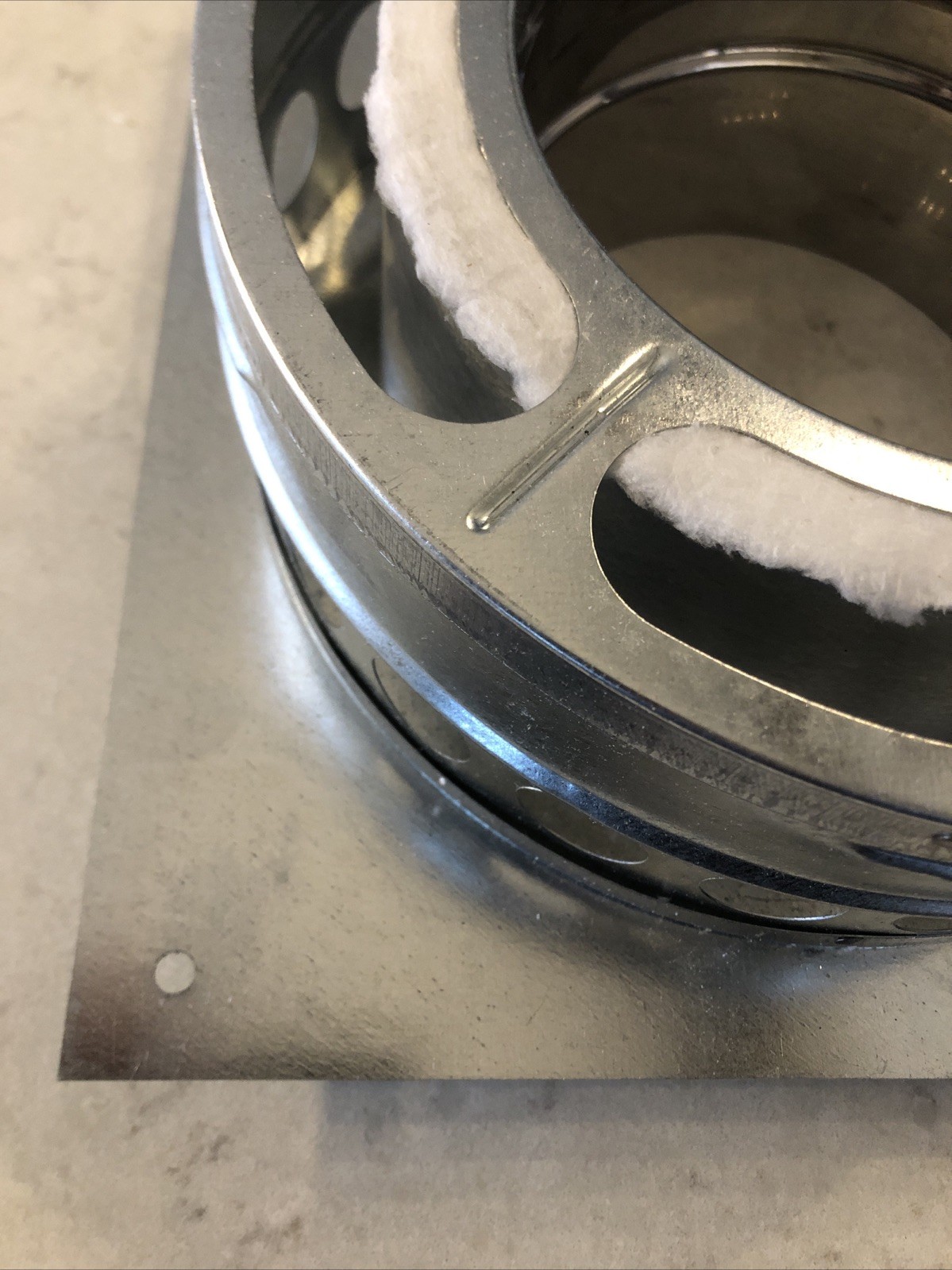 Duravent Chimney Pipe Galvanized Steel Base Plate 6DP-BP