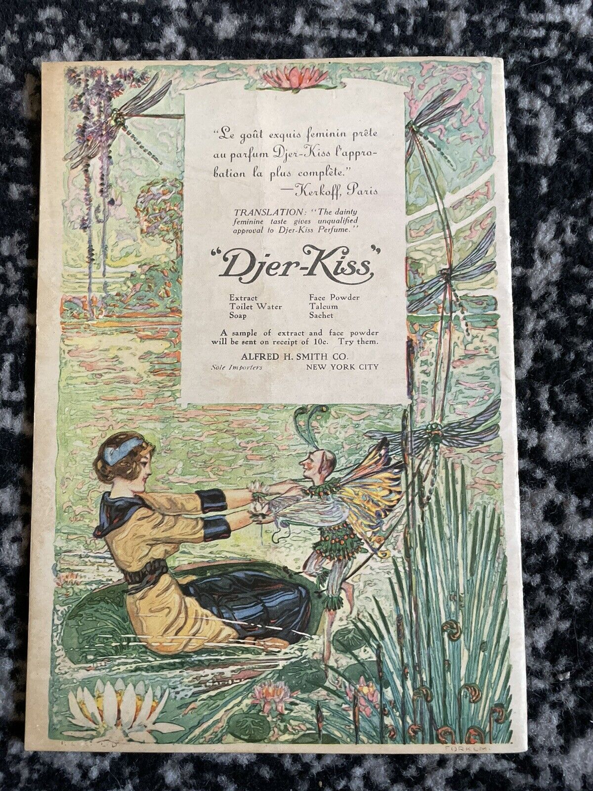 STUNNING Antique 1913 Orpheum Theater Program San Francisco California M