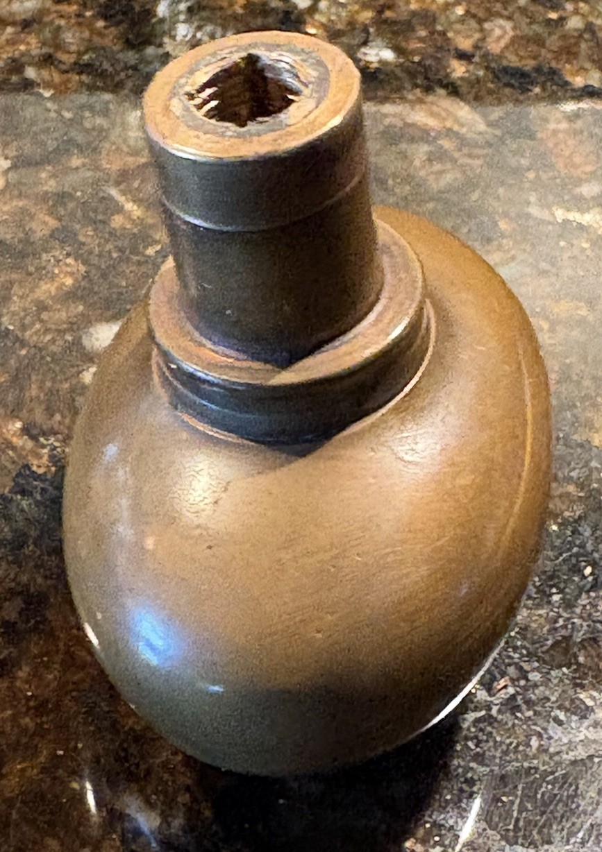 RARE Williamstown PA Public School Brass Door Knob