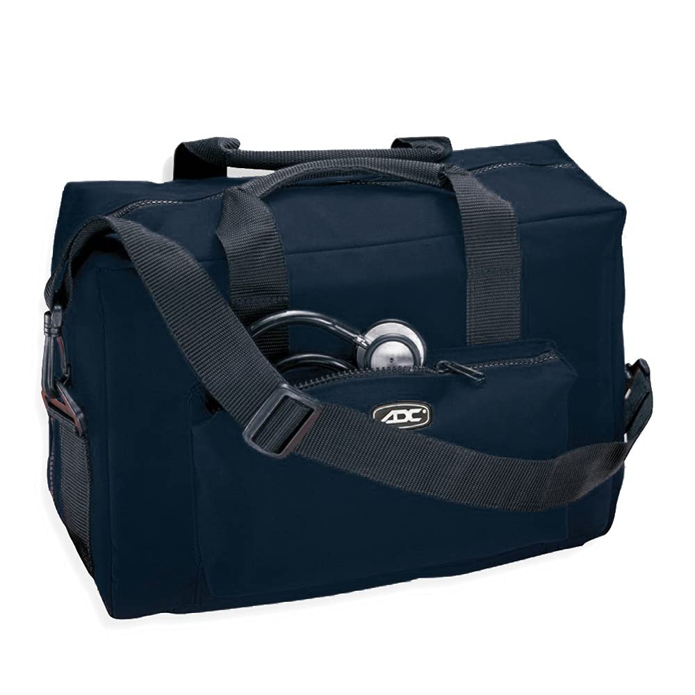 ADC Nylon Nurse/Physician Medical Bag, Navy 1/EA