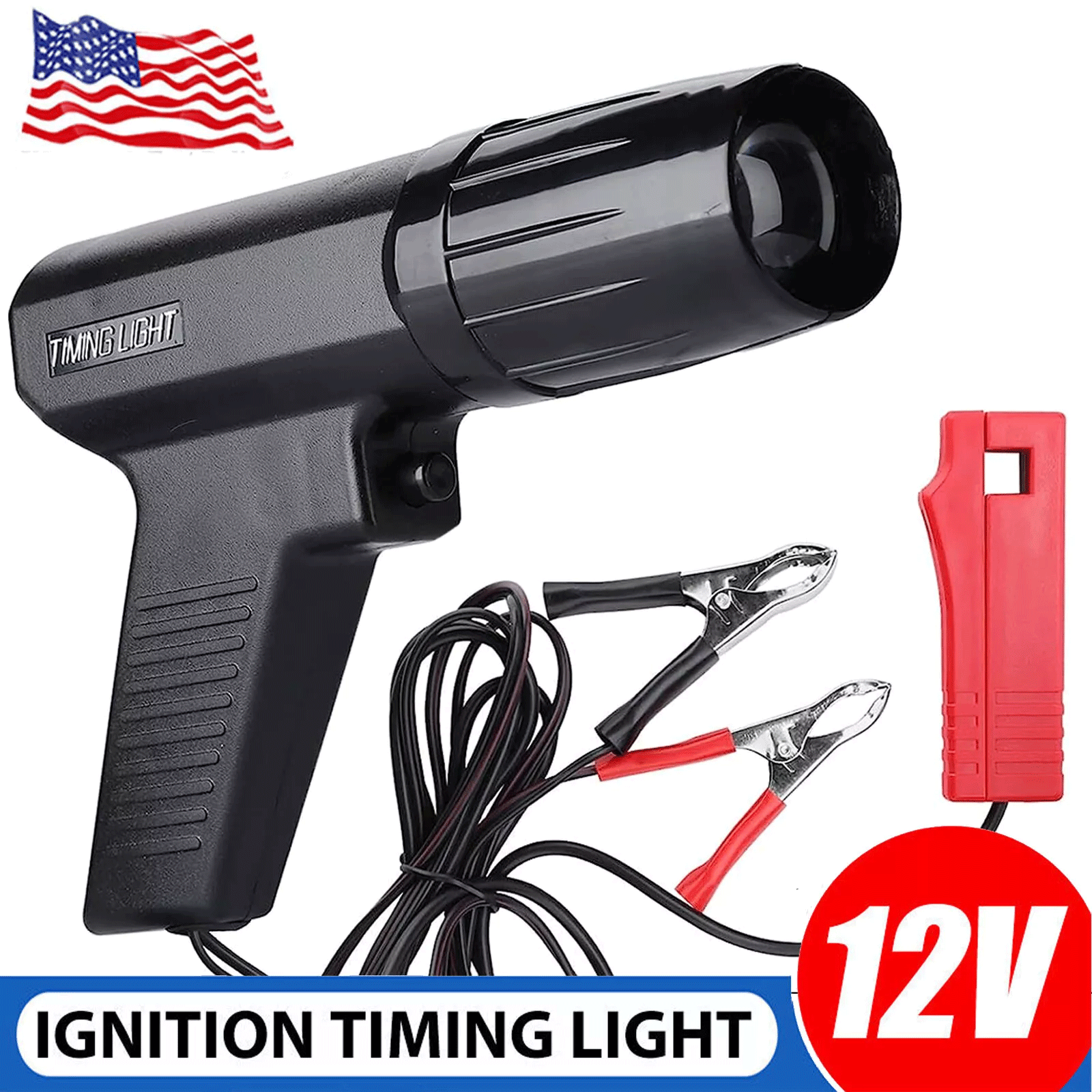 Petrol Engine Ignition Timing Gun Detector Xenon Light Car Inductive Strobe Test
