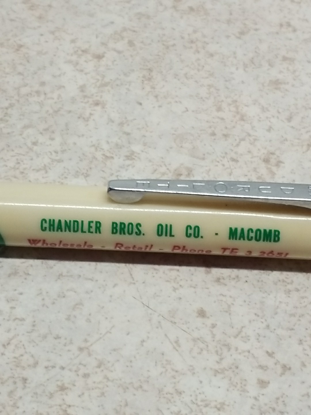 Vintage Durolite Gas VEEDOL MOTOR OIL Advertising Mechanical Pencil Il.