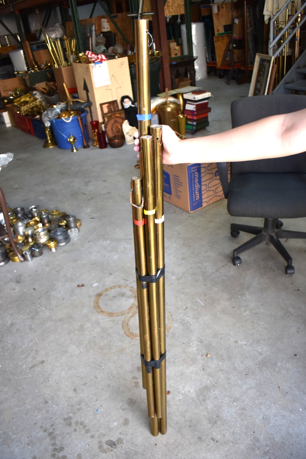 Set of 5 Church Chimes, Great Sound! 'F,C,F,C,A' Notes (CU496) chalice co.