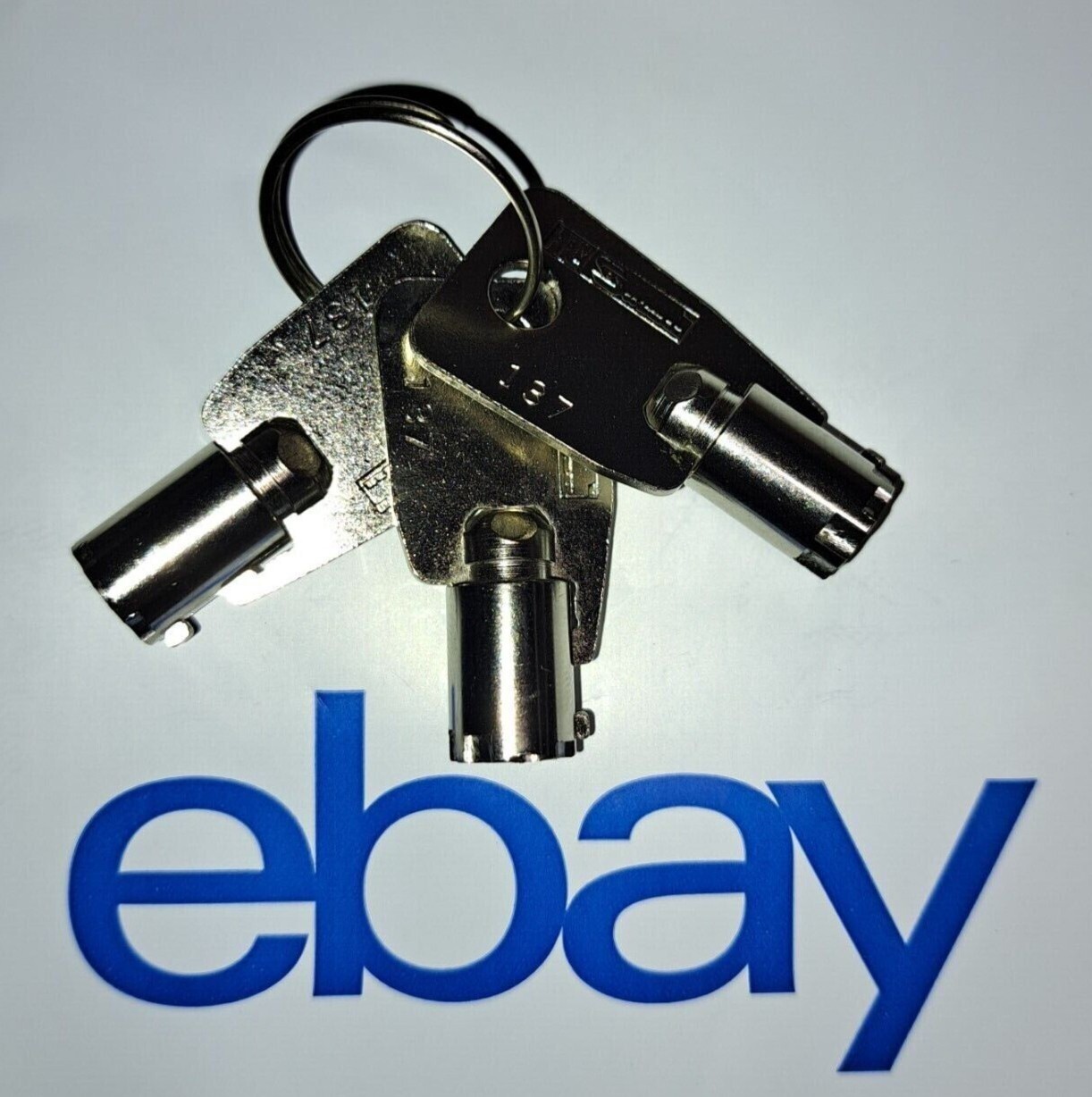 3155 3-New SENTRY SAFE keys tubular round key cut to code 3155