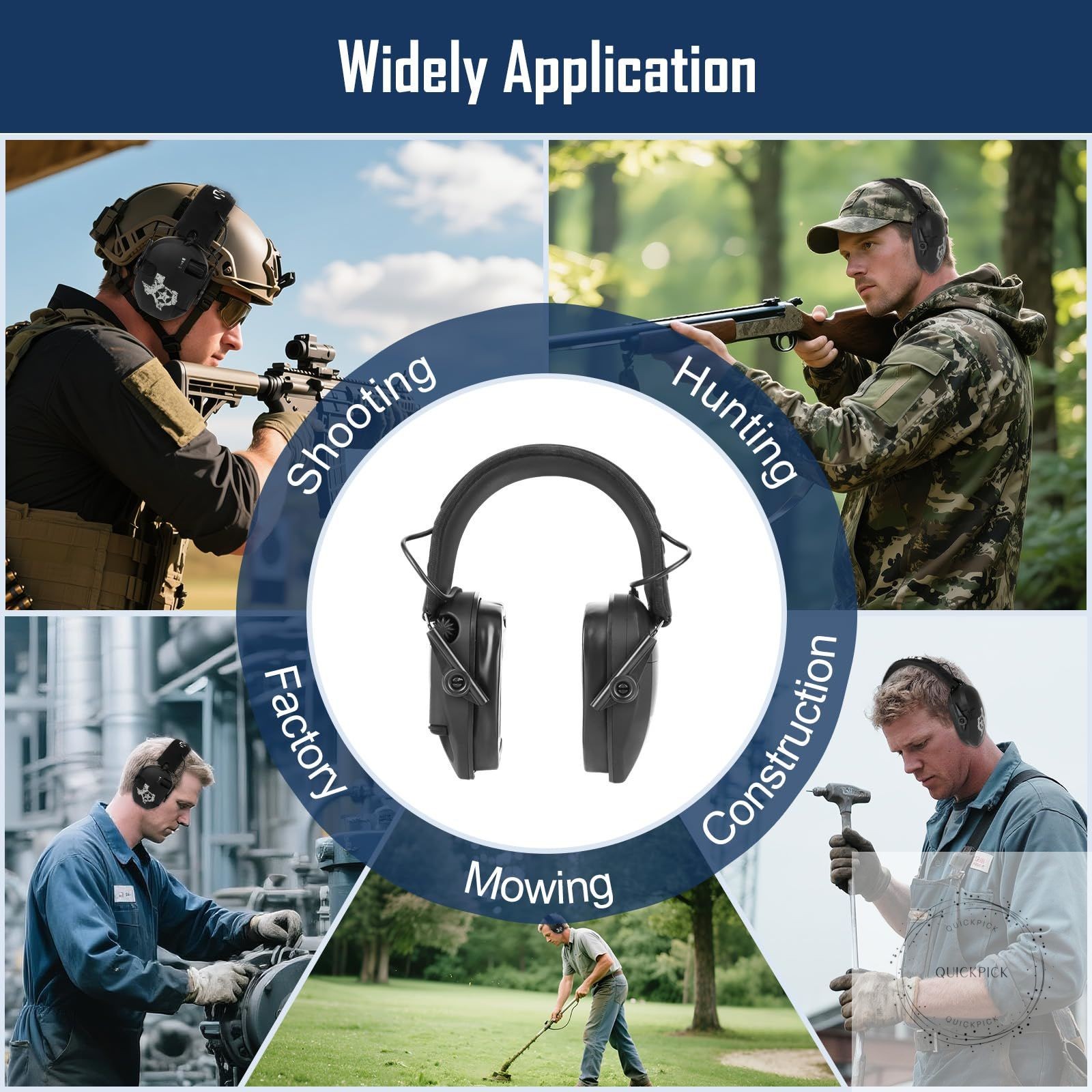 Upgraded Gel Ear Pads for Walker's Razor Earmuffs, Comfortable and Soft Replacem