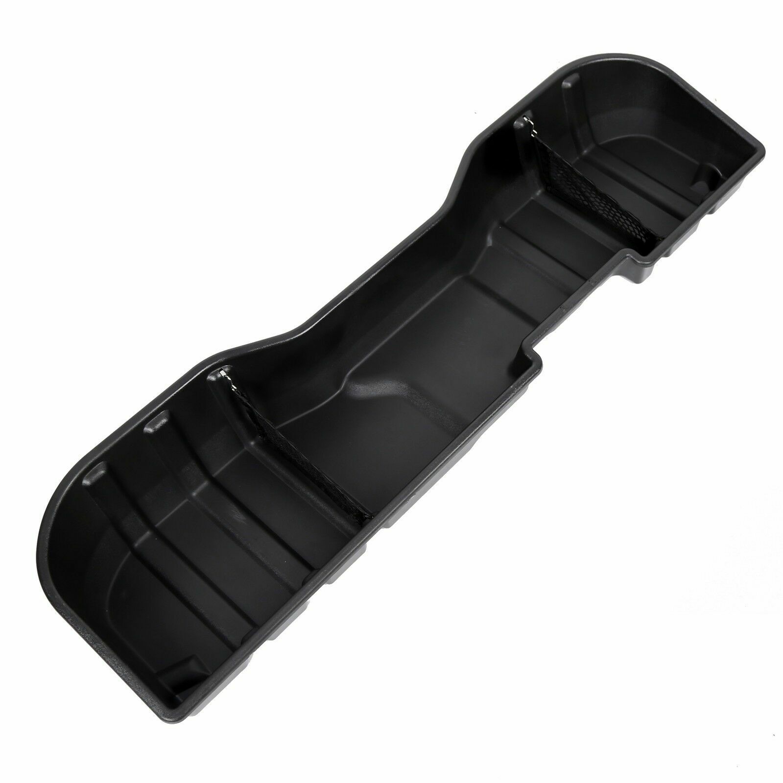 Black Underseat Storage Box for 07-18 Chevy Silverado 07-19 GMC Sierra CREW CAB