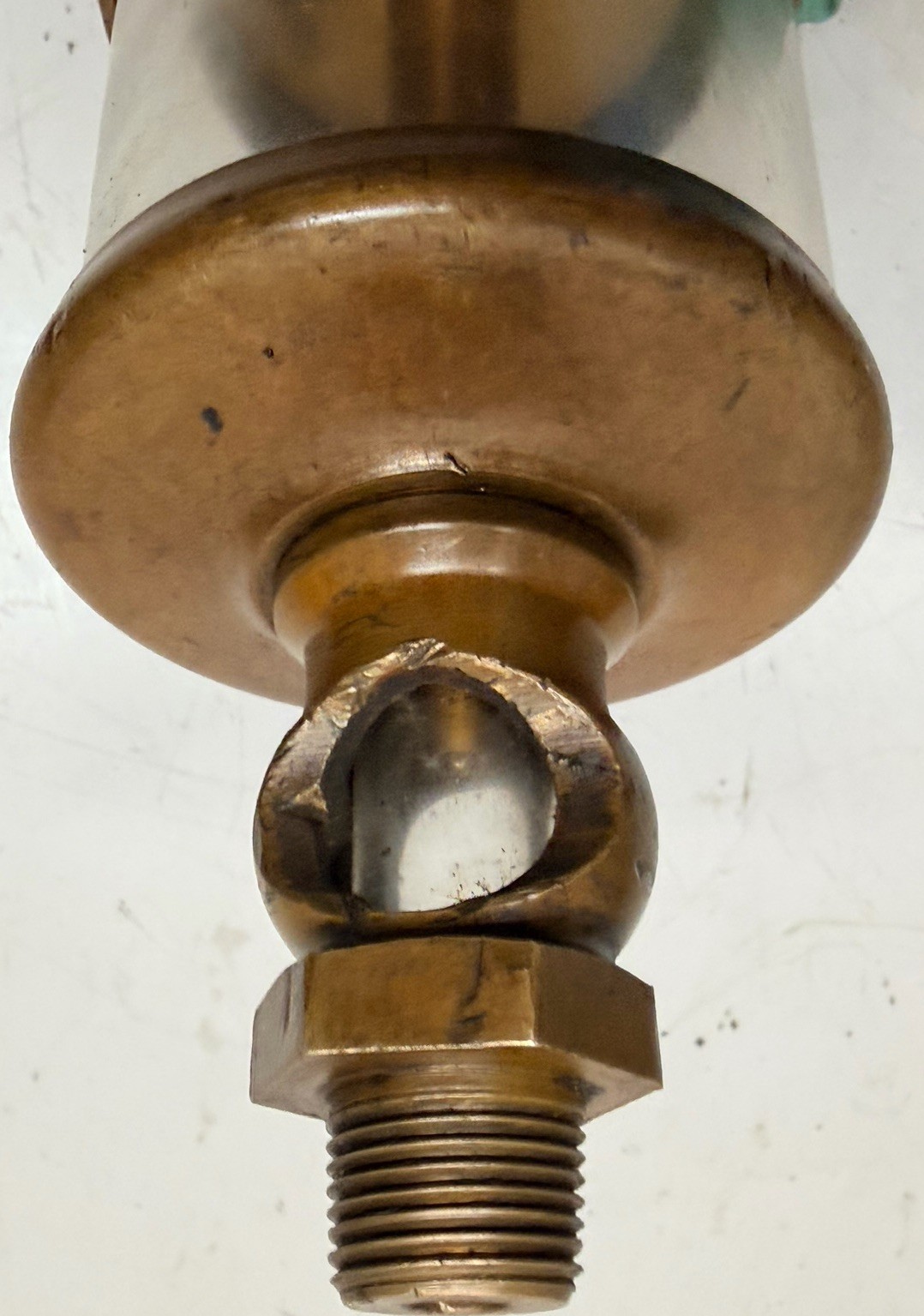 LUNKENHEIMER No. 4 SENTINEL BRASS Oiler Hit Miss Gas Engine Antique OLD STYLE