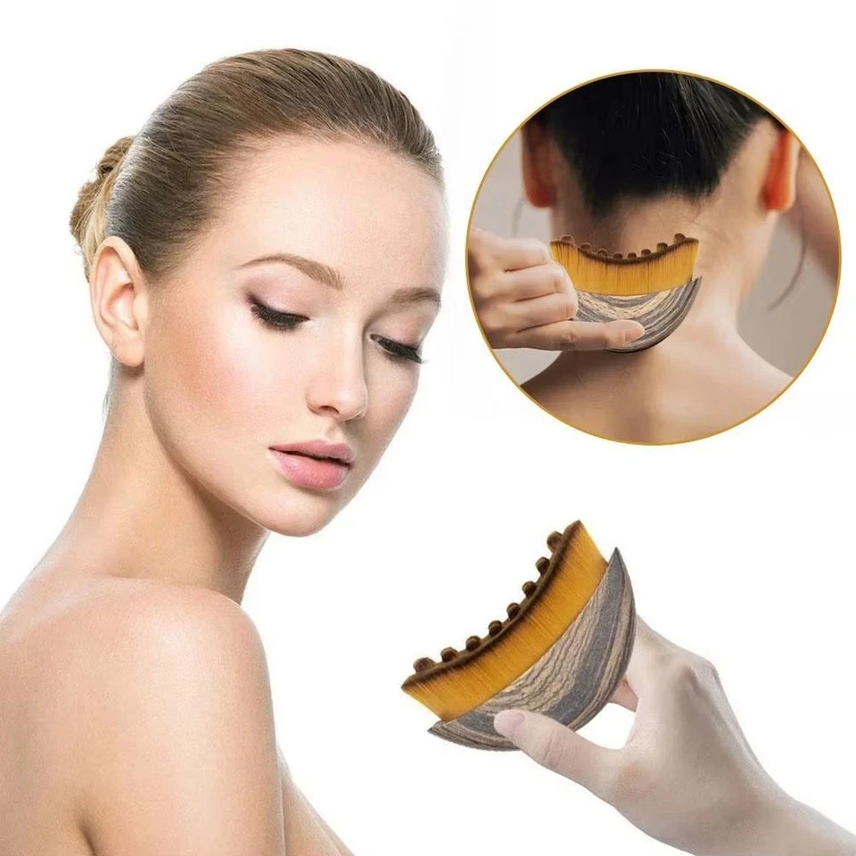 New Lymphatic Contour Face Brush, Dry Brushing Face Brush, Lymphatic Drainage
