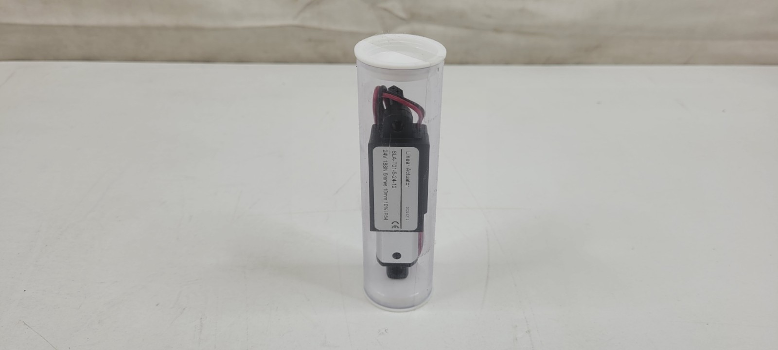 Electric Mini Micro Linear Actuator 10mm 0.4in 18N 5mm/s 24V SLA-T01 NEW