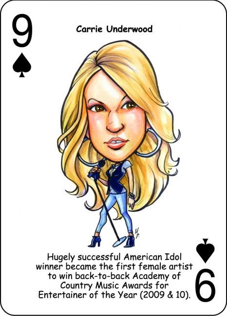 Hero Decks 52 Country Music Legends (Nelson, Cash, etc) Poker Game Playing Cards