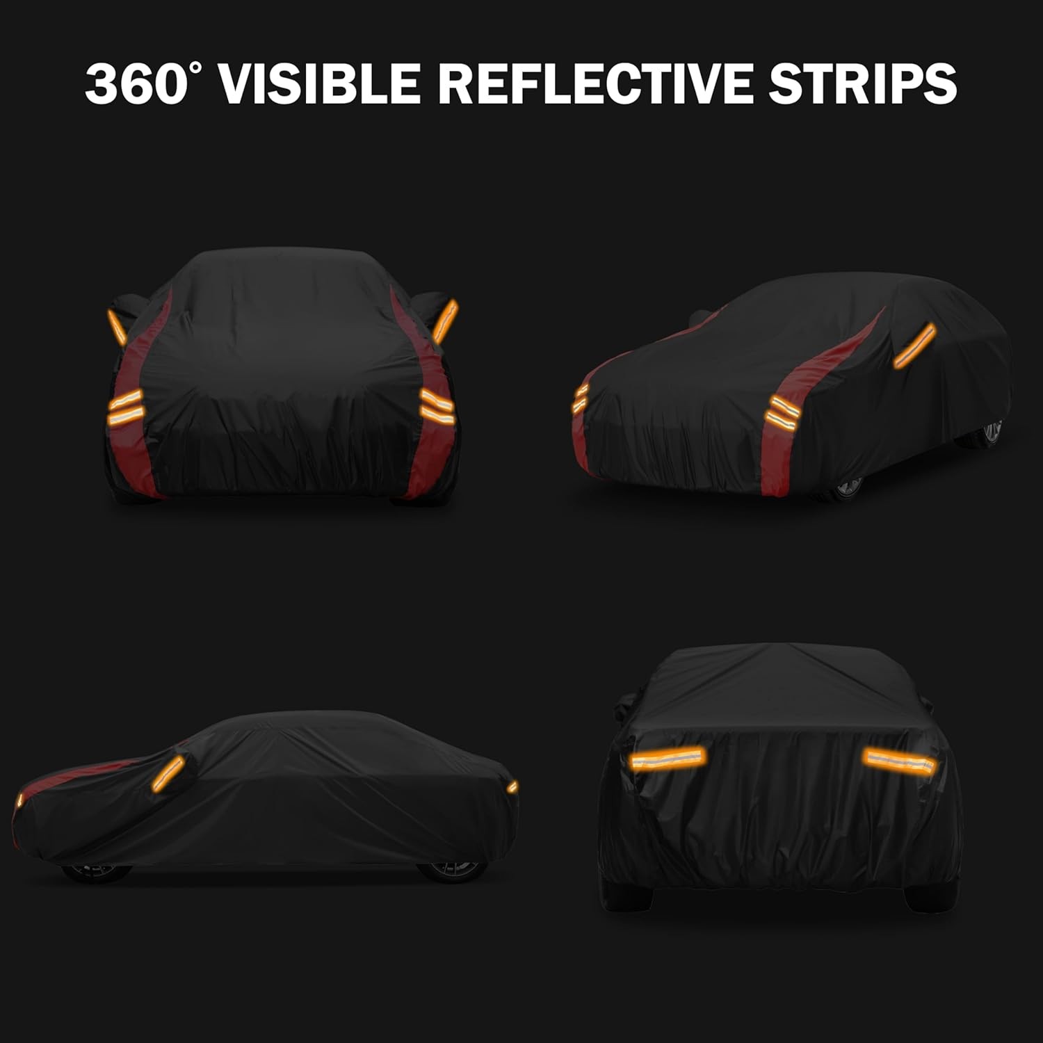 Car Cover Waterproof All Weather for Automobiles (1 Sedan Car Cover, A3 Fit Seda