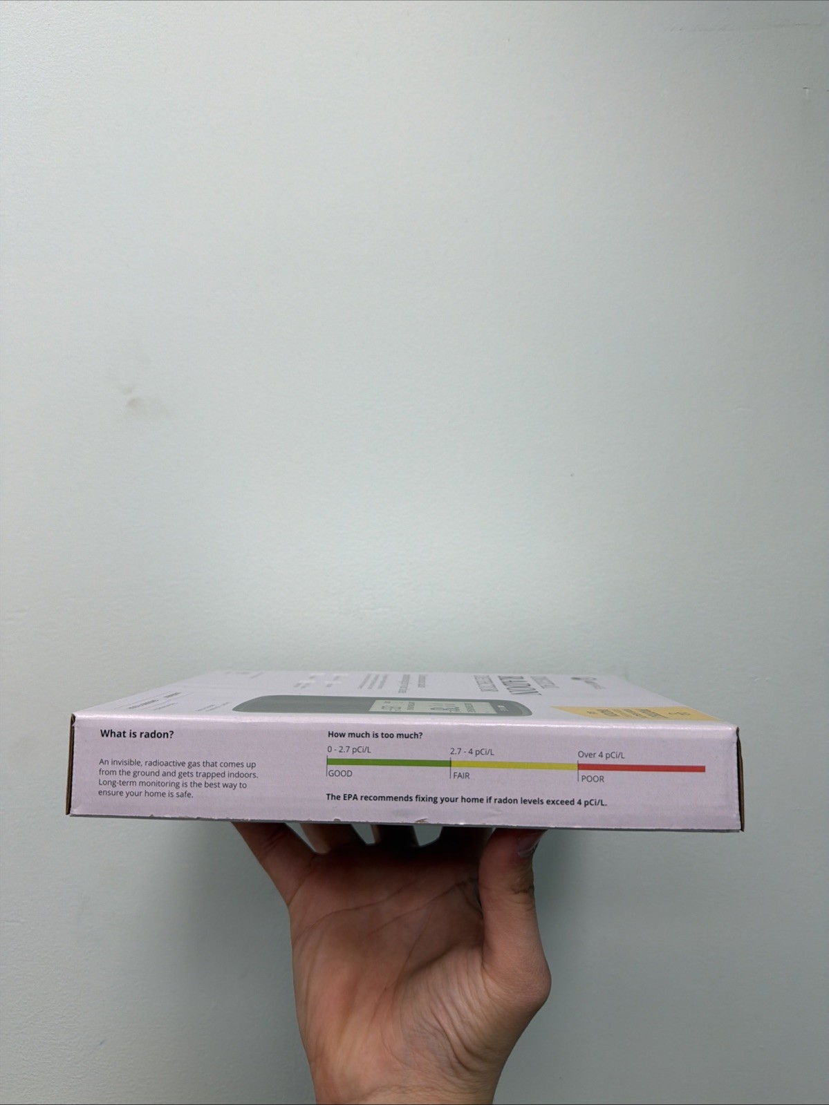 Airthings Battery Operated Digital Radon Detector 2350