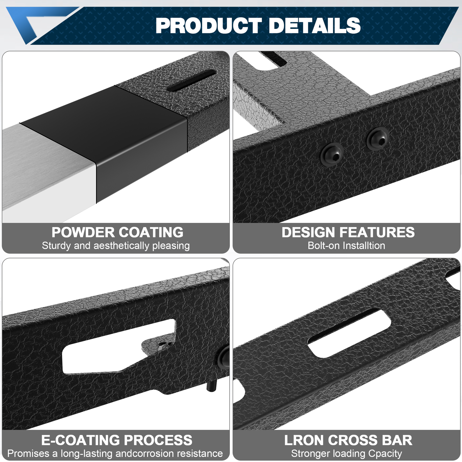 For 2010-2024 Toyota 4Runner 5th Gen Full Size Roof Rack Cargo Basket Cargo Rack