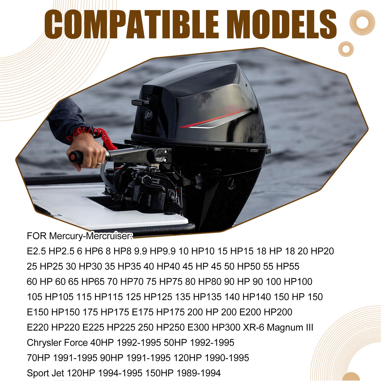 Ignition Coil 339-7370A13 339-832757A4 For Mercury Mariner 25HP Outboard Boat