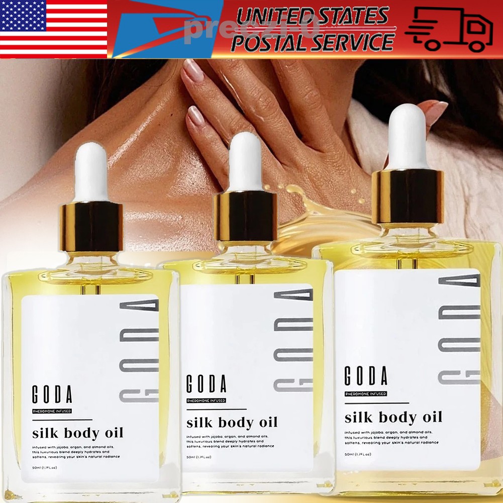 GODA Silk Body Oil,Silk Body Oil,Goda Perfume Oil,Bath & Shower Oil Smooth 50ml