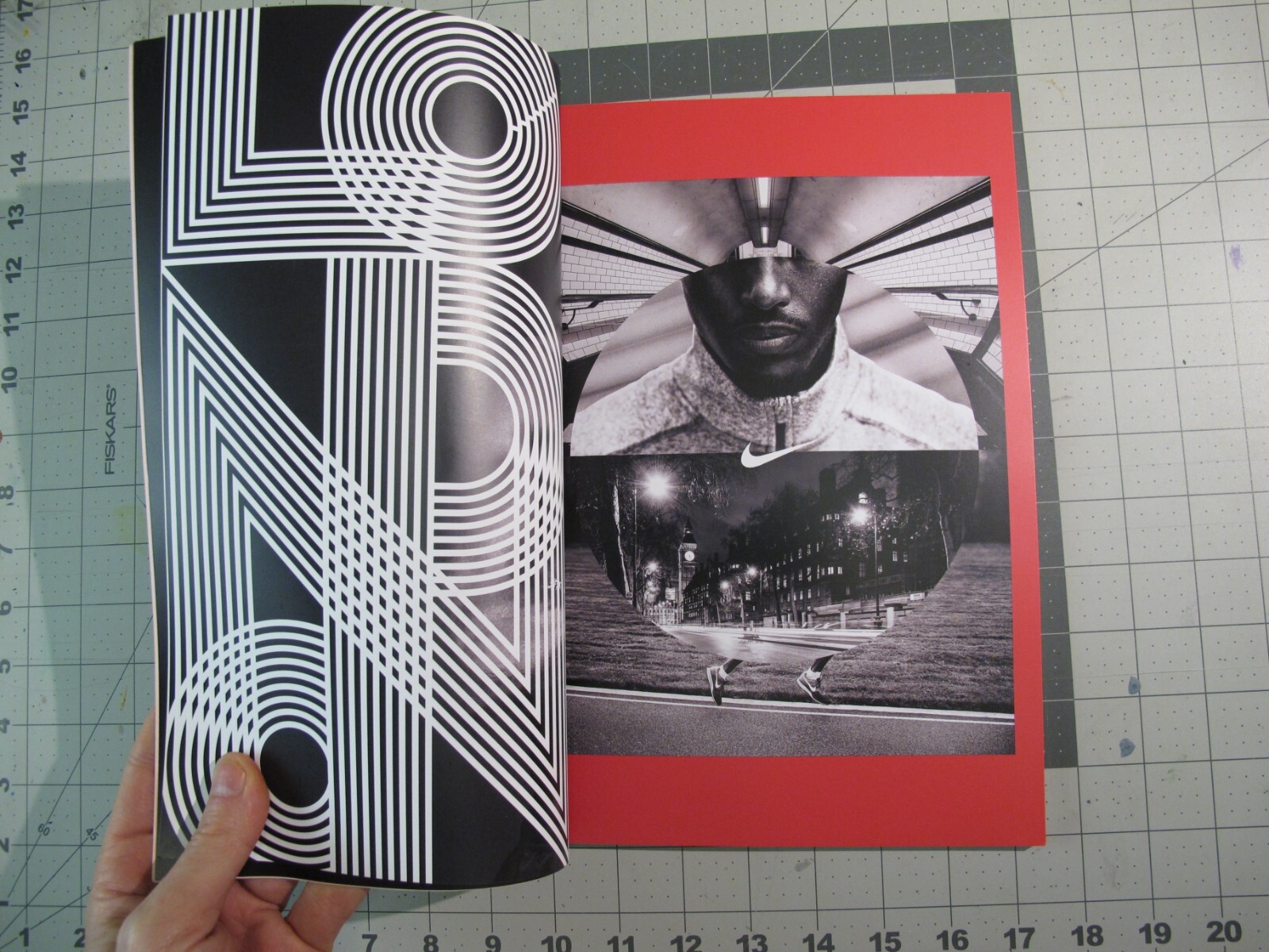 vtg 2010s Nike I LOVE DUST promotional design softcover Book
