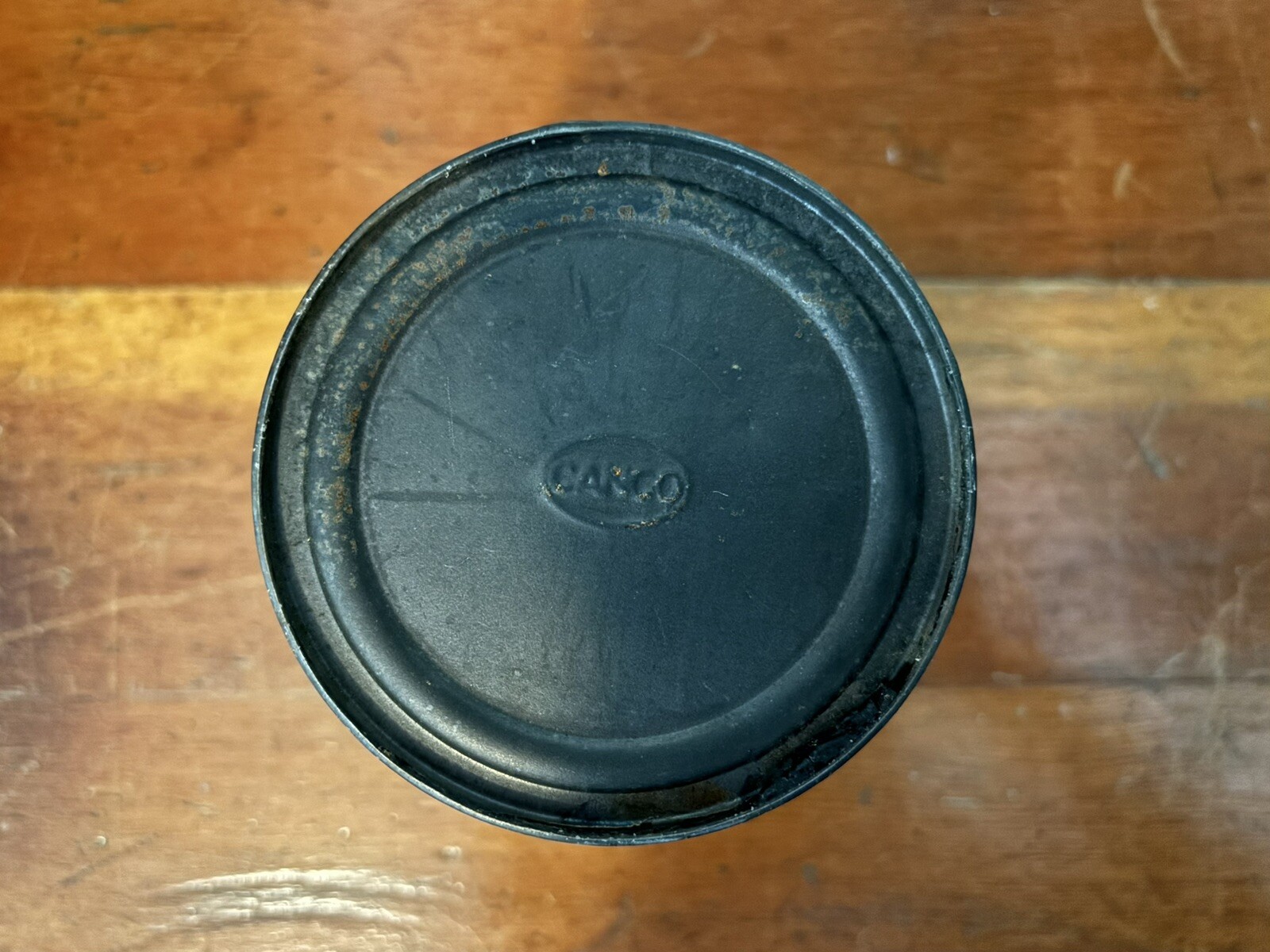 Vintage Mule-Hide Roofs plastic stay-tite cement 1 lb can, The Lehon Co, Chicago