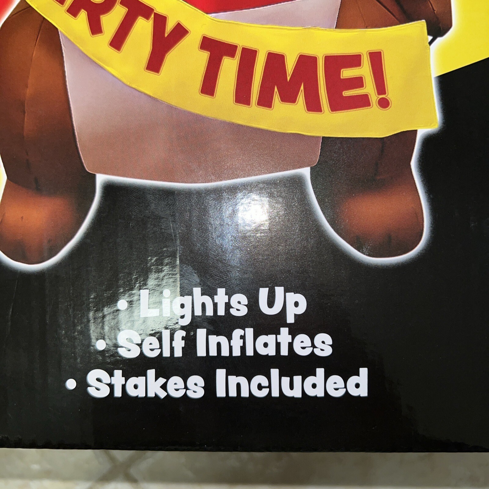 Buc-ee's Beaver Mascot 6' Ft Inflatable Party Time Lighted Bucees NEW NIB