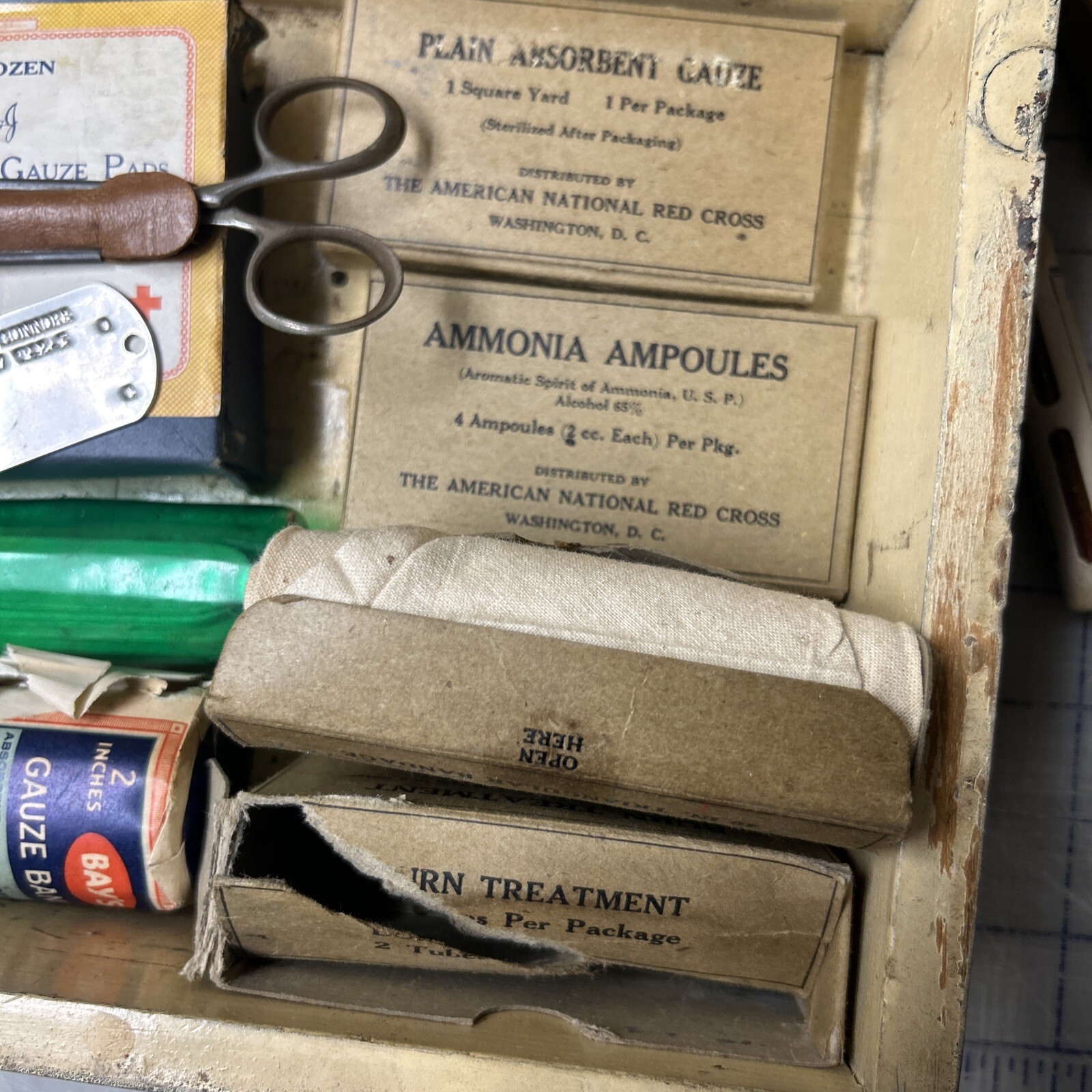 Vintage First Aid Kit for Emergency Use Only Medical Vintage