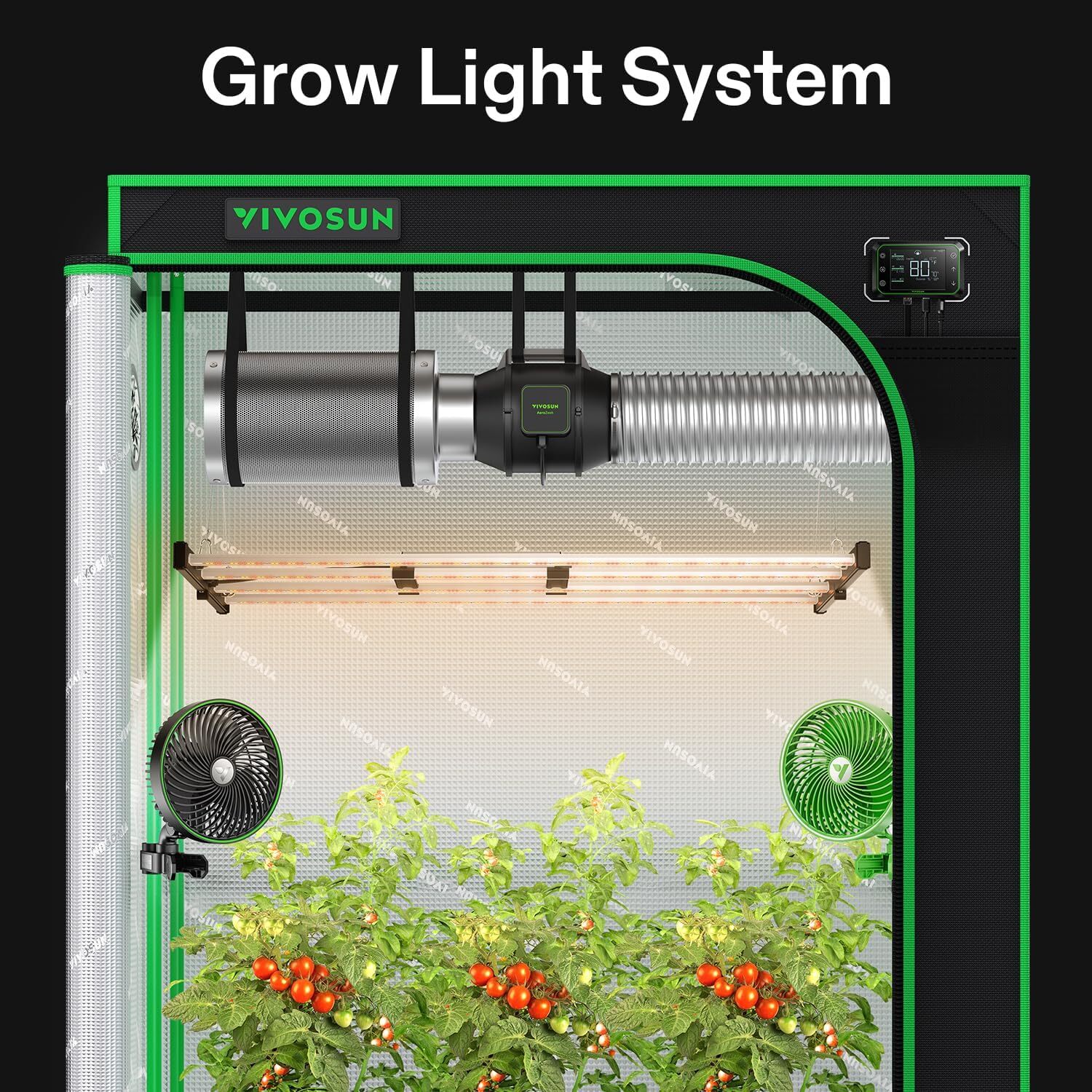 VIVOSUN VSFD/VSFL 300-650W Commerical LED Grow Light Bar Full Spectrum Dimmable