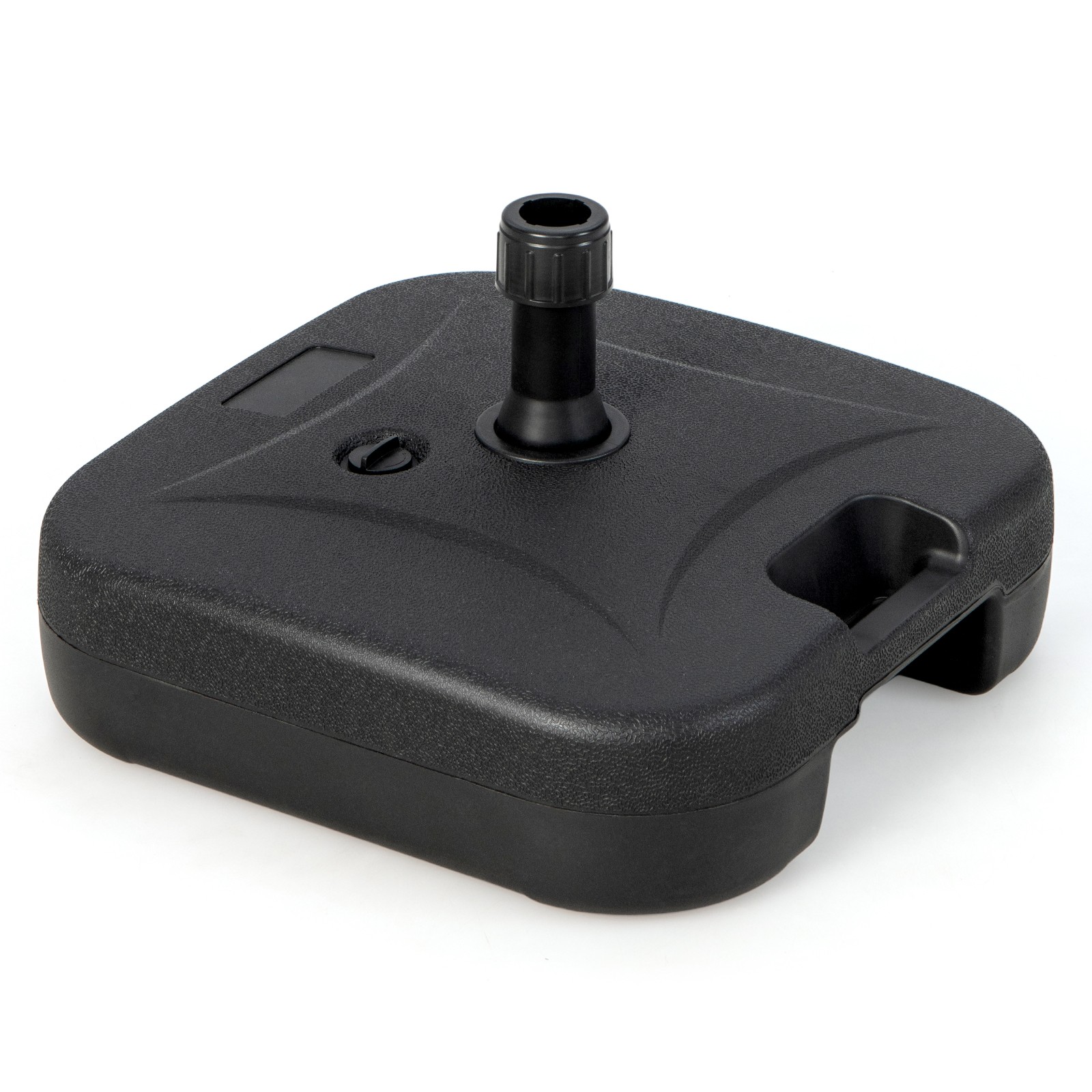 Patio Fillable Umbrella Base Stand Water&Sand Filled Weighted Market Pole 1.5"