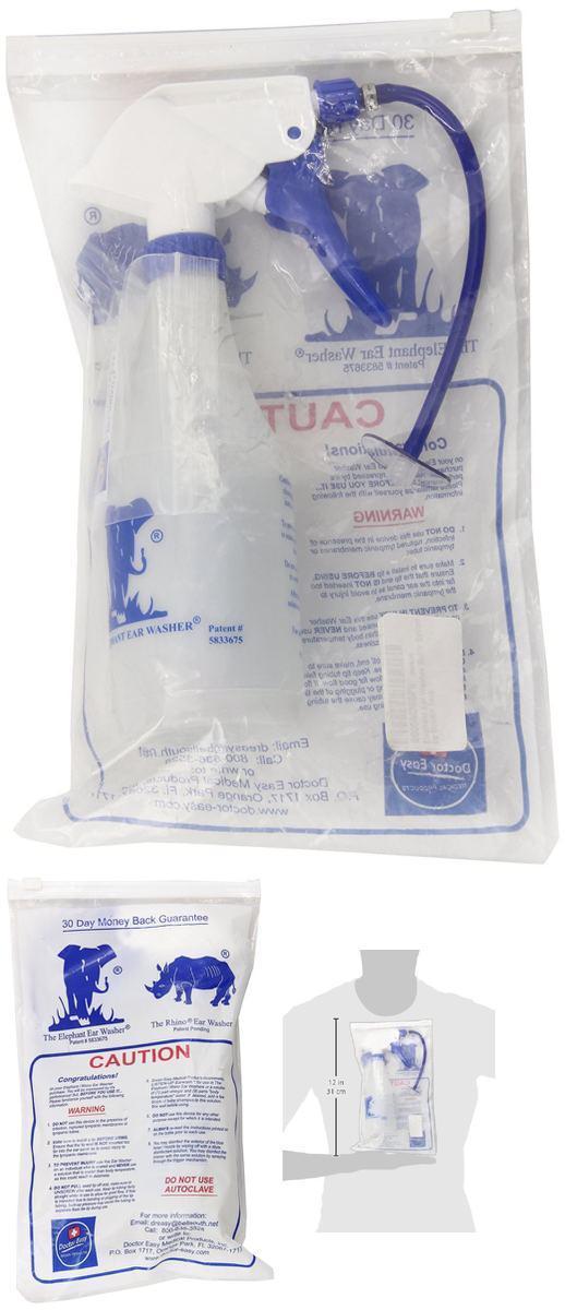 Elephant Ear Washer Bottle System Kit w/Tips, Ear Basin & Washer for Ear Wax
