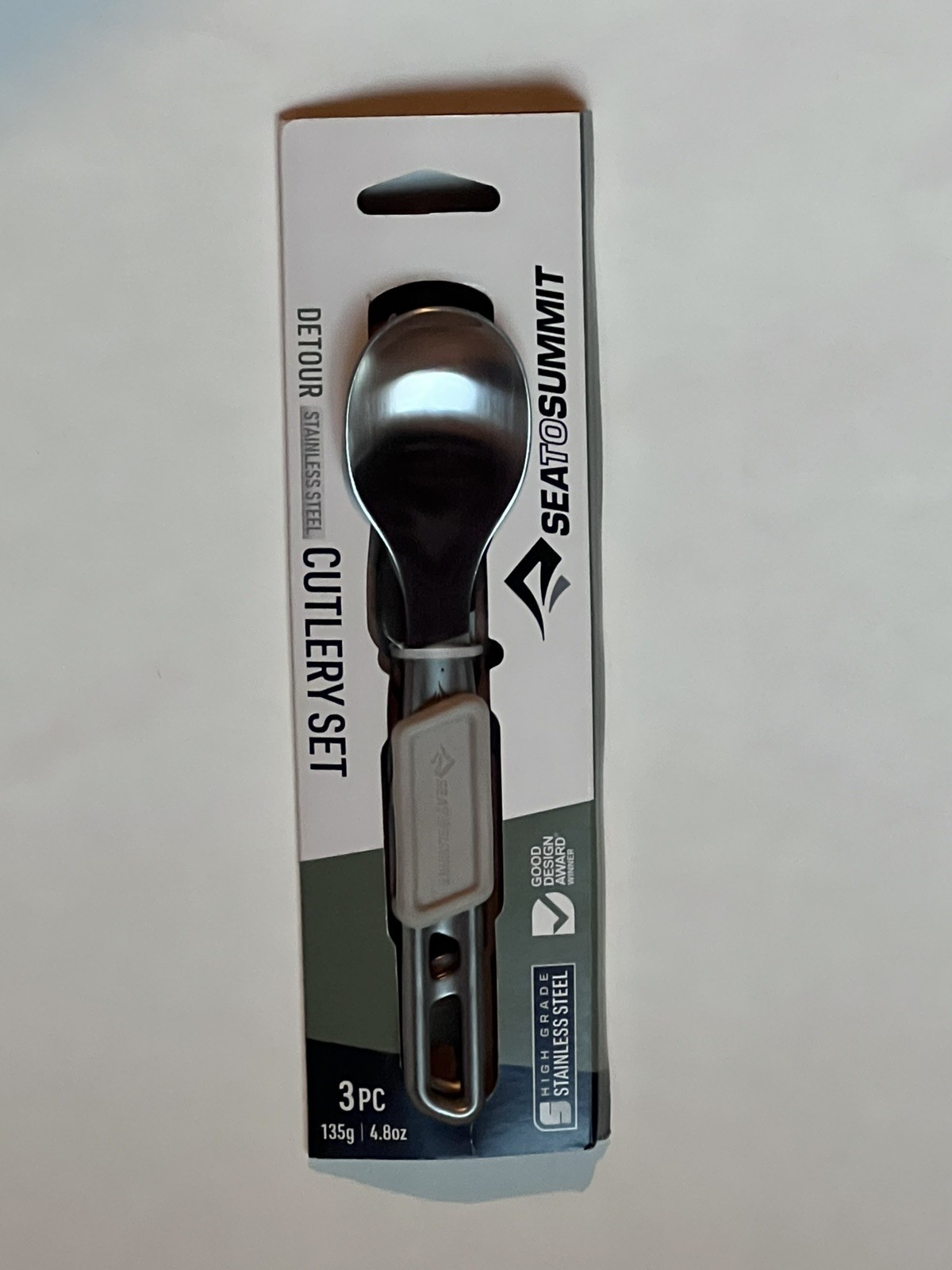 SEA TO SUMMIT DETOUR STAINLESS STEEL CUTLERY SET PREMIUM KNIFE FORK SPOON SET